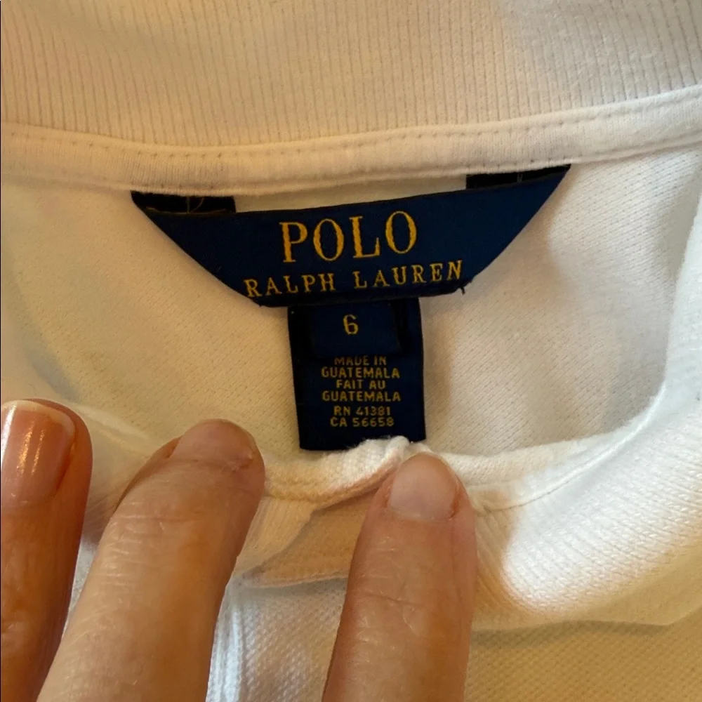 Polo by Ralph Lauren Kids White Polo Dress - Picture 2 of 3